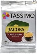 Tassimo Jacobs Caffè Crema Classico Coffee with Fine Cream 16 T-Discs