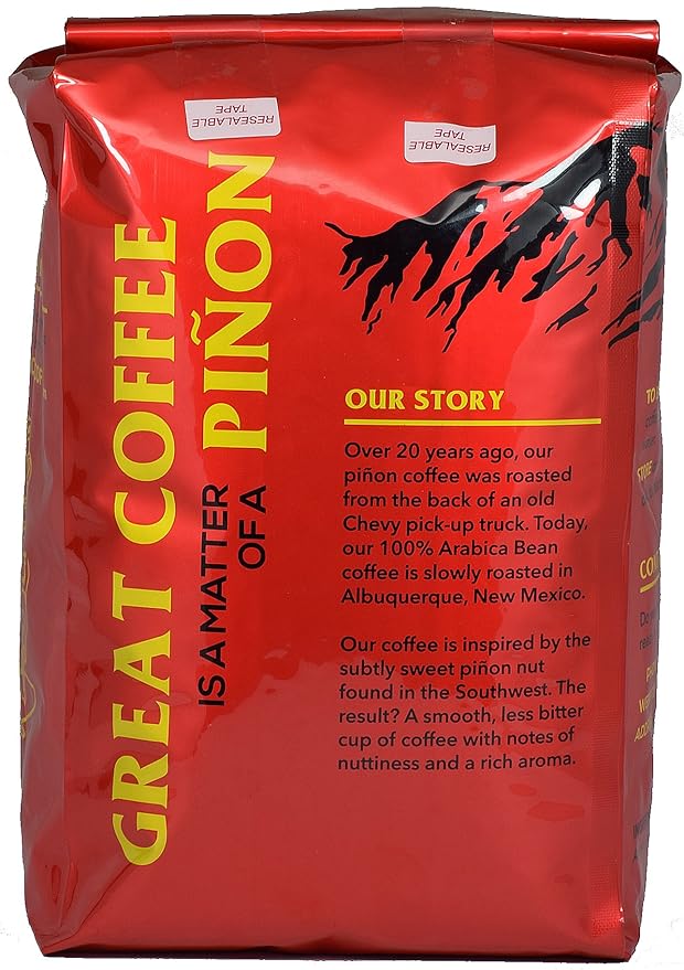 New Mexico Piñon Coffee Naturally Flavored Coffee (Traditional Piñon Ground 5 pound)