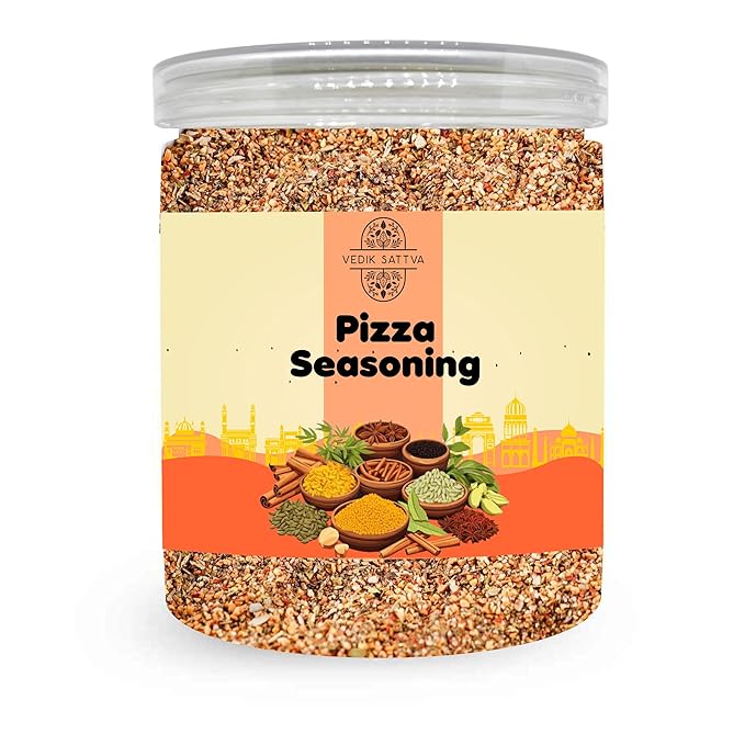 VEDIK SATTVA All Natural Pizza Seasoning 7.05 OZ / 200 GM | Set Of 1 Box
