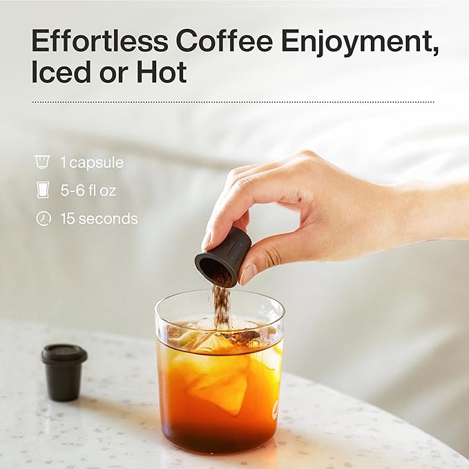 SATURNBIRD Express Instant Coffee Latte &amp Americano Flavor Mix—Dark Roast Instant Cold Brew Iced Coffee Freeze Dried Arabica Powder 24 Single Serve Coffee Packets for Traveling Camping Home