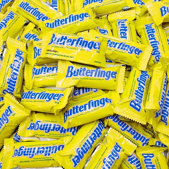 Candy Bars 3 lb Fun Size – Bulk Bag Crisp Chocolatey Crunchety Peanut Buttery Individually Wrapped