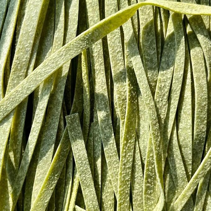 Filotea Spinach Fettuccine Artisan Italian Egg Pasta 250g Gourmet Pasta Made with Durum Wheat Semolina Eggs &amp Spinach Slow Dried Green Noodles Handcrafted Authentic Premium Gourmet Pasta Made in I
