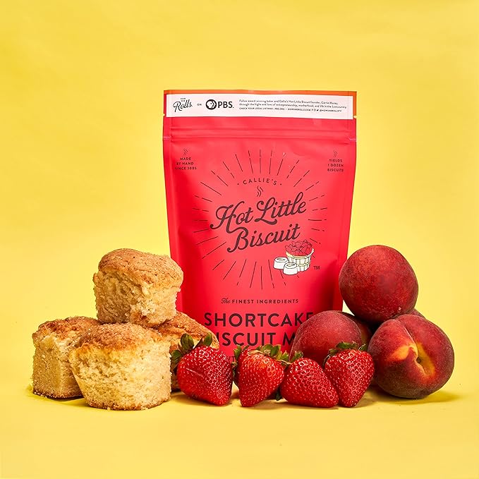 Callie's Hot Little Biscuit Shortcake Biscuit Mix | Fast Easy Delicious | 2 Bags of Biscuit Mix | 13oz per bag | Makes 24 Shortcake Biscuits