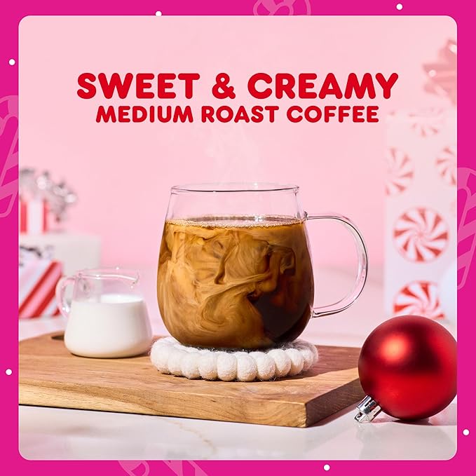 Dunkin’ White Chocolate Peppermint Artificially Flavored Coffee K-Cup Pods 60 Ct.