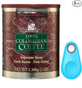 HUBZ Bundle: Kirkland Signature Colombian Coffee Dark Roast Ground 3 lbs with Mini GPS Key Tracker Bundle