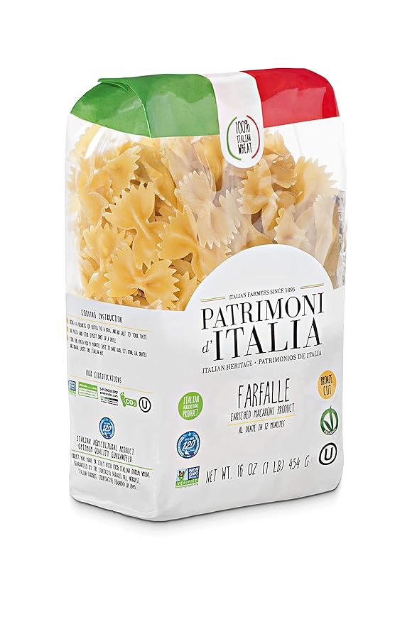 Patrimoni d'Italia Farfalle 1 Pound (Pack of 20)