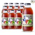 Texas Tea Cedar Creek Unsweet Tea Real Brewed Black Tea with Refreshing Peppermint Flavor Non GMO No Preservatives Crisp Unsweetened Texas Brewed Tea 16 fl oz Pack of 12