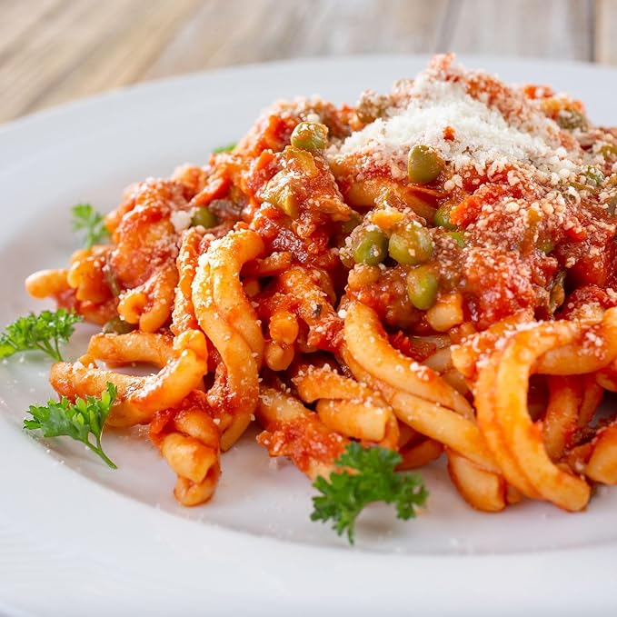 Antichi Poderi Toscani Pasta Duo - Red Lentil Fusilli &amp Chickpea Strozzapretti 8.8oz | Protein Rich High Fiber Imported from Italy