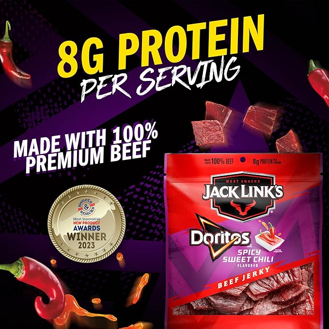 Frito Lay Jack Link's Meats Sampler Variety Pack (Pack of 12)
