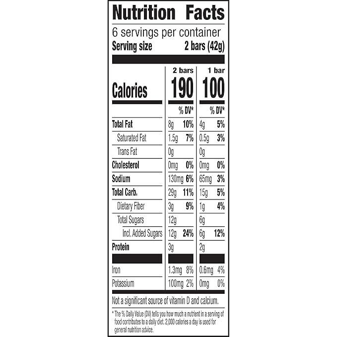 Nature Valley Crunchy Granola Bars Oats 'n Dark Chocolate 12 Bars 8.94 OZ (6 Pouches) (Pack of 6)