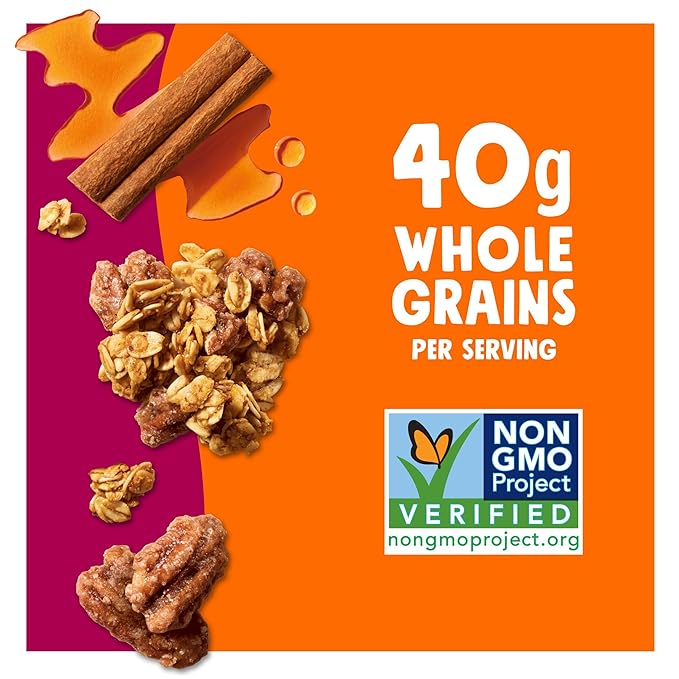 Bear Naked Granola Maple Pecan Non-GMO Project Verified and Kosher Dairy 4.5lb Case (6 Count)
