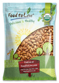 Food to Live - Organic Imported Raw Almonds 12 Pounds Non-GMO Whole No Shell Unpasteurized Unsalted Vegan Kosher Keto-Friendly.
