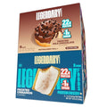 Legendary Foods 22 g Protein Pastry and Roll Bundle - Low Carb Meal Replacement Bar - Gluten Free Protien Snacks - Healthy Keto Snack Box - Low Sugar Energy Bars - Bariatric Diabetic Friendly 18 Pack