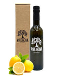 Viva Oliva Lemon Fused Olive Oil - 375ml (12.7 oz) - Premium Quality - Made with 100% Natural Ingredients - Gourmet Olive Oil - Great for Marinades Dressings &amp Dipping