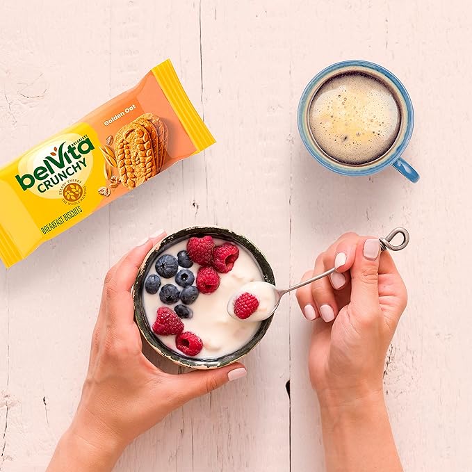 belVita Breakfast Bars Biscuits Golden Oat 30 Total Packs 6 Boxes (4 Biscuits Per Pack)