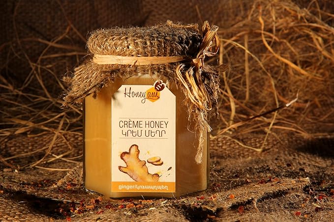 Honey &amp Tea Gift Set – Pure Natural Honey and Herbal Tea Assortment from Armenia – Traditional Gourmet Gift Box for Holidays Birthdays &amp Special Occasions