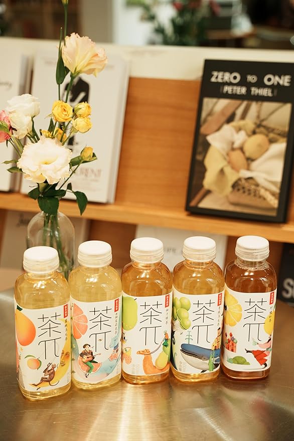 Tea PI Iced Tea – Black Tea Lemon Sweet Iced Fruit Tea Bottles Real Juice -16.9 fl oz 500mL 15 Pack