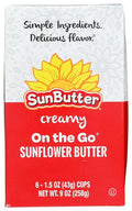 SunButter Natural Sunflower Canister Butter Nut Gluten Free Non GMO 9 Ounce (Pack of 6)