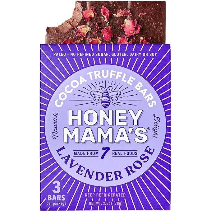 Honey Mamas Cocoa Truffle Chocolate Bars 6 VARIETY Try different flavors
