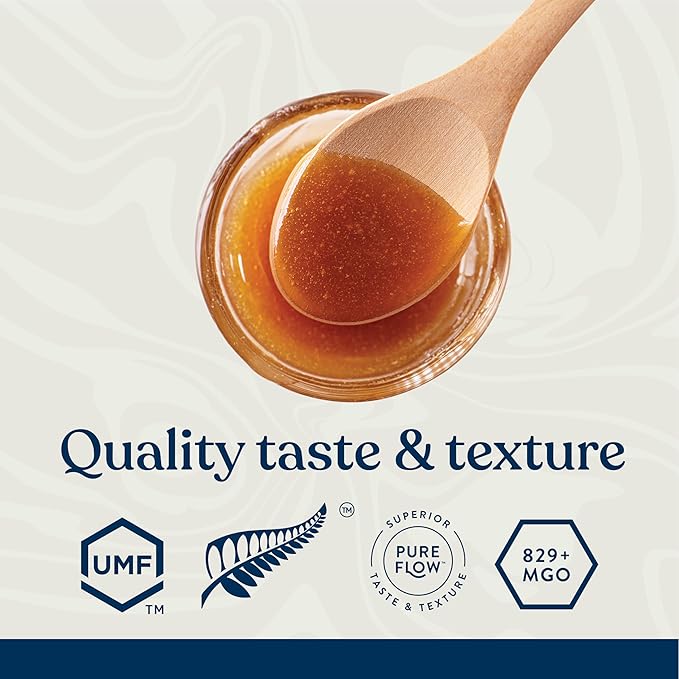 100% Pure New Zealand Manuka Honey MGO 50+ Multifloral Squeezy and UMF 20+ (250g) Bundle