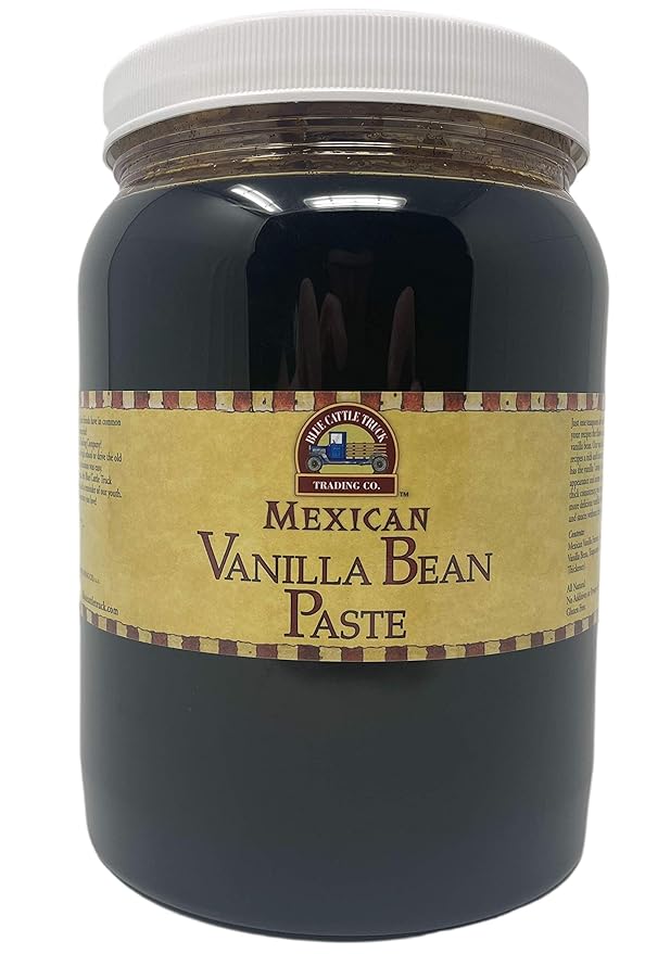 Blue Cattle Truck Trading Co. Gourmet Mexican Vanilla Bean Paste Half Gallon 64 Ounce