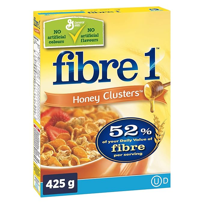 Fibre 1 Honey Cluster Cereal 425g/15oz.
