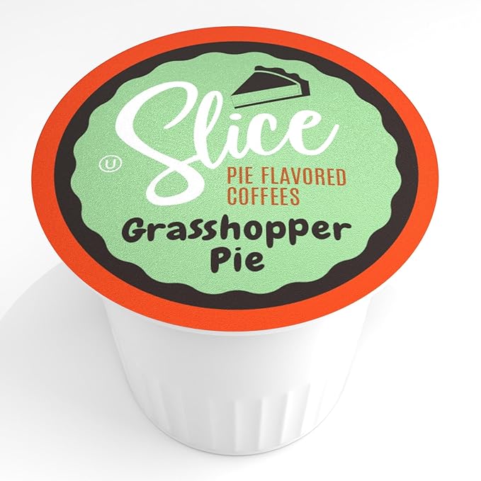 Slice Coffee Flavored Coffee Grasshopper Pie Compatible with K Cup Brewers Including 2.0 40 Count