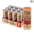 SToK Cold Brew Energy Caramel Cream Energy Coffee Beverage with 195mg Caffeine to Help Support Focus Canned Coffee with B-Vitamins Guarana and Ginseng 11 fl oz 12pk