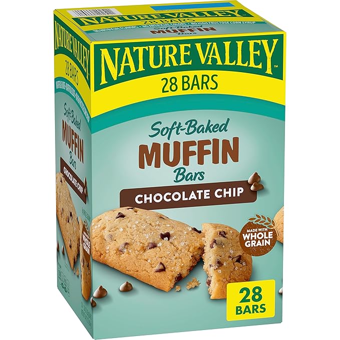 Nature Valley Soft-Baked Muffin Bars Chocolate Chip Snack Bars 28 ct
