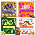 Date Better Stuffed Medjool Dates Variety Pack - Dark Chocolate-Covered Dates Filled With Peanut Butter Hazelnut Cashew Lime &amp Almond Java | No Artificial Sweeteners Gluten-Free &amp Vegan (8