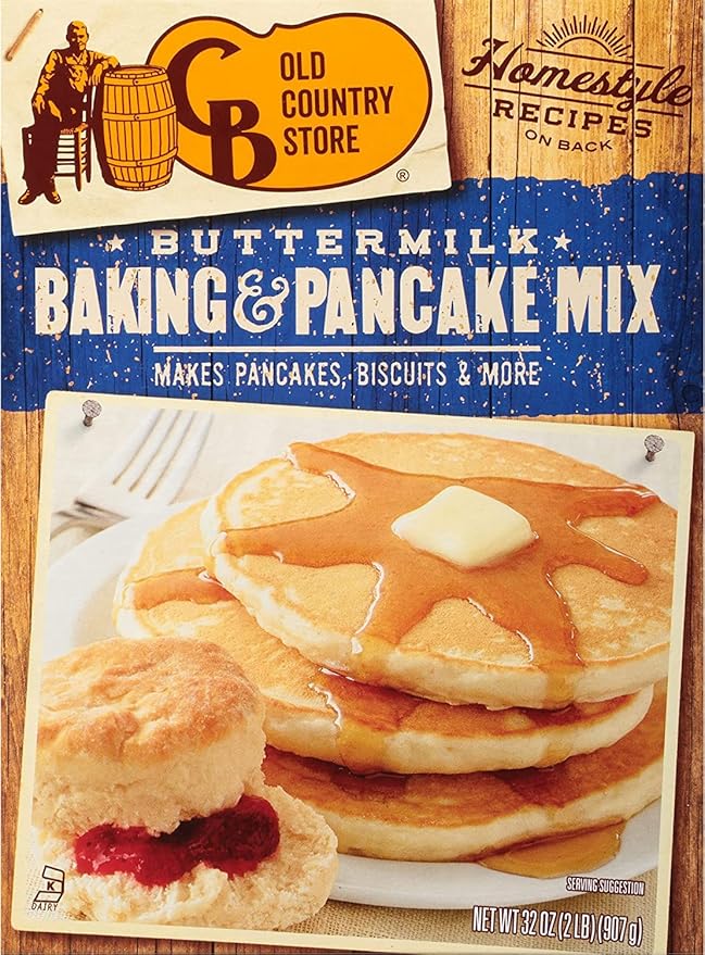 Cracker Barrel Old Country Store Buttermilk Baking and Pancake Mix 32 Ounce (Pack of 6)
