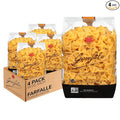 Garofalo - Premium Durum Wheat Semolina Farfalle Pasta Italian Made Bronze-Drawn Al-Dente One-Ingredient Pasta (4 pack)