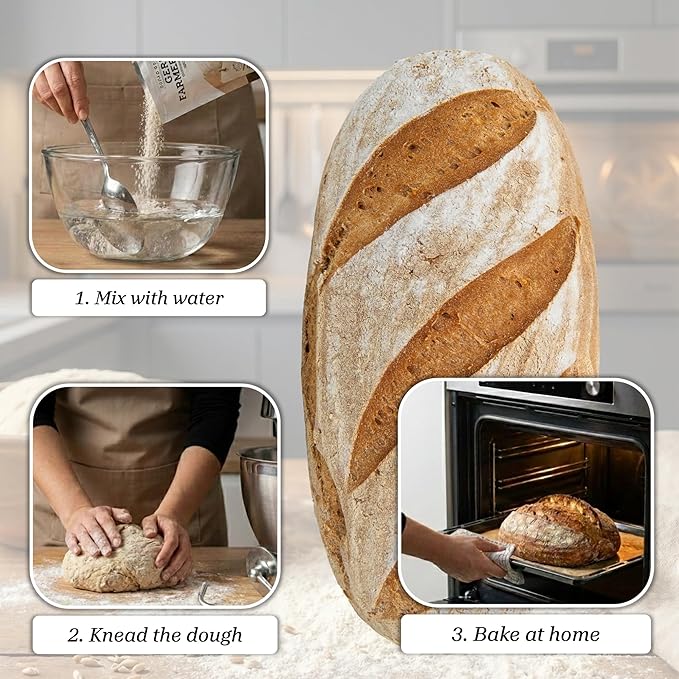 Brot &amp Crust Gluten Free Bread Mixes | 5 Piece Value Pack | Vegan &amp Gluten Free Flour Mix | Made in Germany | Oven &amp Bread Machine