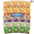 Dozy Oats Overnight Oatmeal Packets Vegan/No Added Sugar Variety Box with Rolled Oats Chia Seeds Date Powder and Dried Fruit. Gluten-Free Natural Source of Protein and Fiber 16-Pack