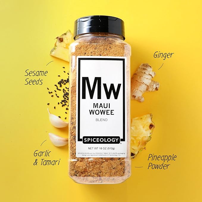 Spiceology – Sweet Heat Bundle – Smoky Honey Habanero &amp Maui Wowee – BBQ Rub &amp Seasoning Set for Chicken Pork Beef Steak Seafood &amp Veggies – Sweet &amp Spicy Grill Essentials