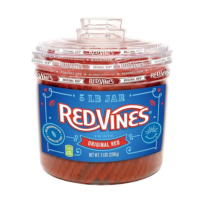 Red Vines Original Red Twists (64-Ounce Jars 2 count)