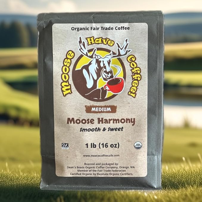 MOOSE HAVE COFFEE! ORGANIC WHOLE BEAN COFFEE – MOOSE HARMONY COFFEE-MH1
