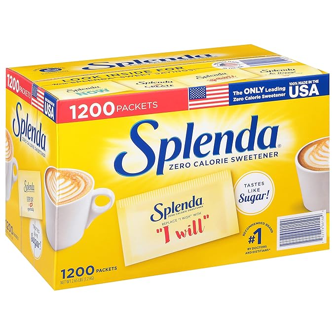 Splenda Sweetener 1200 Count 2.65 lbs (Packaging may vary)