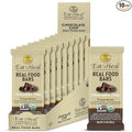 EatToHeal Chocolate Chip Real Food Bar - Organic Vegan Healthy Gluten Free Protein Bars - Low Sugar Meal Replacement Bar Non GMO Never Baked Plant Based - Crafted to Enjoy Not Sit on Shelves
