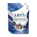 Dark Chocolate Covered Almonds by Lily's Sweets Made with Stevia No Added Sugar Low-Carb Keto-Friendly Christmas Candy | Fair Trade Gluten-Free &amp Non-GMO Ingredients | 3.5 Oz (Pack of 3) 10.