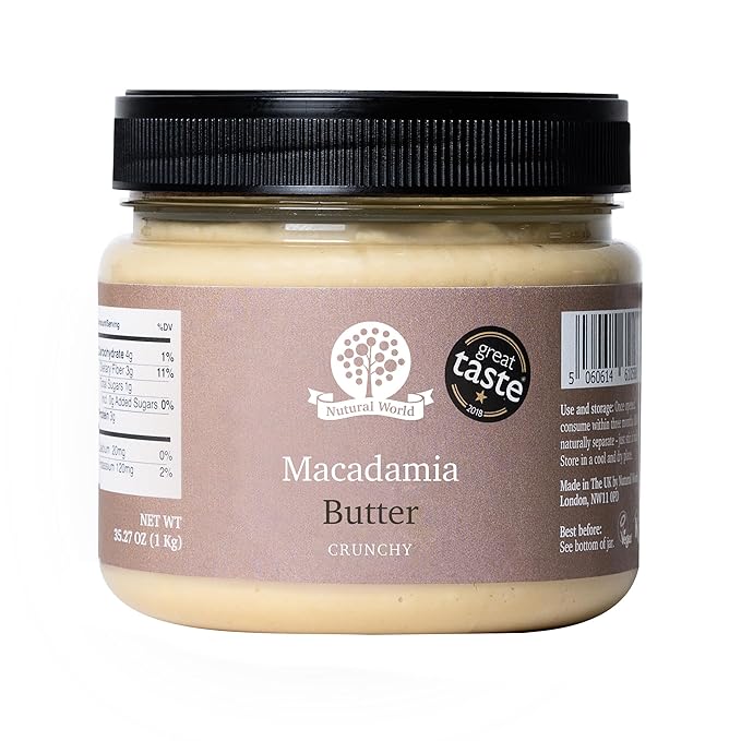 Nutural World - Crunchy Macadamia Nut Butter (35oz)