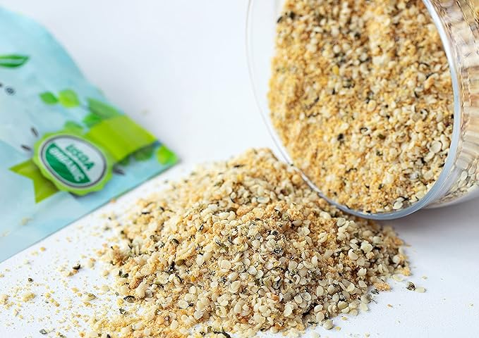 Food to Live - Organic Powerful Flax and Hemp Seeds Blend 6 Pounds — Non-GMO Mix of Raw Hemp Hearts and Cold-Milled Golden Flaxseeds Vegan Kosher