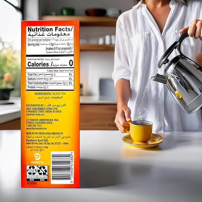 Lipton Yellow Label Finest Blend | Premium Black Tea | Indian Chai | Compatible for Milk | 450 Grams (Pack of 2)