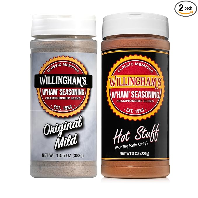 Willingham's W'ham Seasoning - Original Mild and Hot Stuff Combo