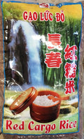 5 Pounds Asian Taste Red Cargo Rice Product of Thailand (One Bag Per Order)