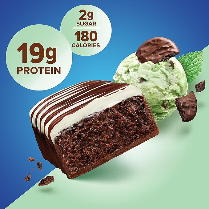Pure Protein Bars High Protein Nutritious Snacks to Support Energy Low Sugar Gluten-free Chocolate Mint Cookie1.76oz 6 Pack