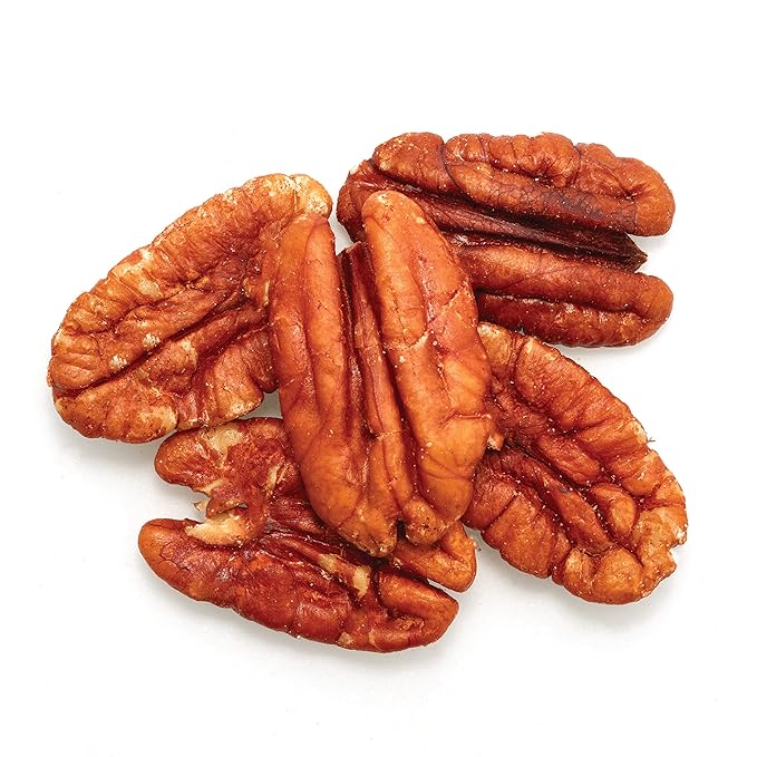 Yupik Organic Raw Pecans 2.2 lb (35.2 oz) Kosher Gluten-Free Non-GMO Vegan Raw Nuts Unsalted Unroasted Oil-Free Crunchy Source of Fiber Healthy Snacks Ideal for Baking &amp Cooking