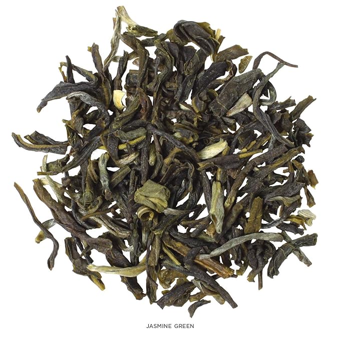 Tea Forte Premium Loose Leaf Tea Blend Resealable 1 Pound Bag Makes 160-175 Cups Jasmine Green Tea