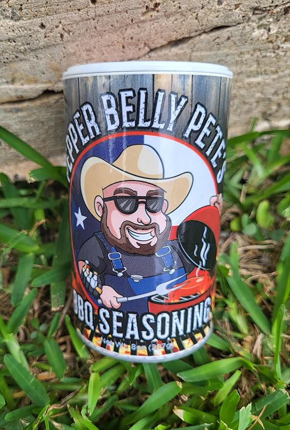 PEPPER BELLY PETE'S BBQ SEASONING 8 OZ - 2 pack
