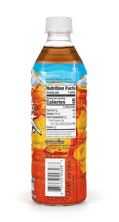 Ito En (Mugicha) Barley Tea Unsweetened Caffeine Free 16.9 Ounce (Pack of 12)